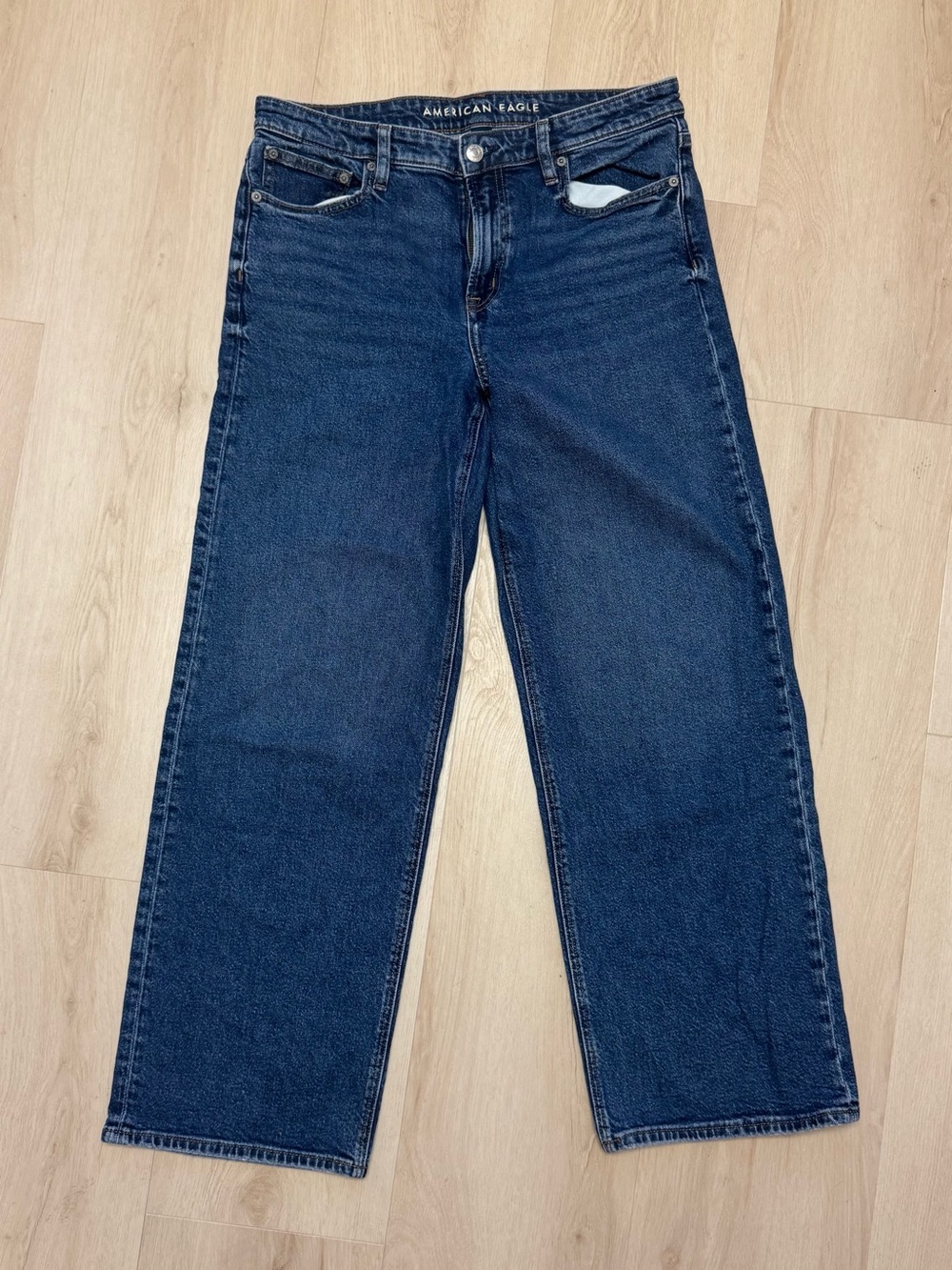 American Eagle Outfitters Women’s  Stovepipe Jeans - Dark Wash